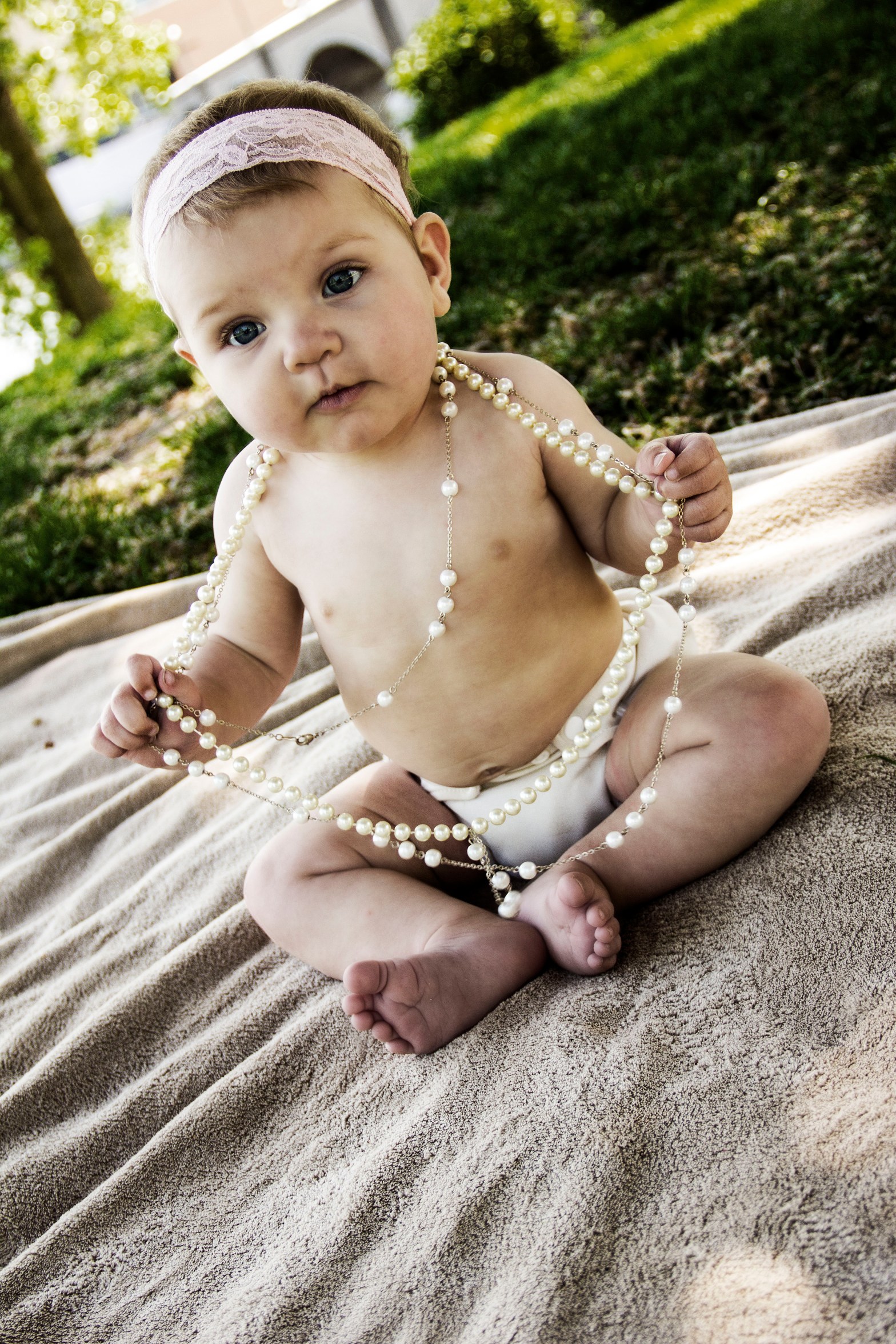 Brinley 6 months and Georgia 6 years